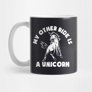 Mothers Day Gifts For Her Funny Unicorn For Women My Other Ride Is A Unicorn Womens Clothing Unicorn Horse Mug